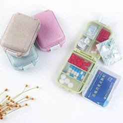 Tranquil Touch Gesundheits-Gadgets|Gesundheits- Und Entspannungstools-Pillendosierer im Taschenformat – Kompakte Aufbewahrung für die Hausapotheke