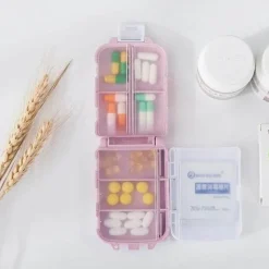 Tranquil Touch Gesundheits-Gadgets|Gesundheits- Und Entspannungstools-Pillendosierer im Taschenformat – Kompakte Aufbewahrung für die Hausapotheke