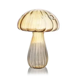 Tom Küche & Esszimmer-Pilzförmige Glasvase für moderne Wohnkultur und Tischdekoration