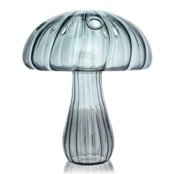 Tom Küche & Esszimmer-Pilzförmige Glasvase für moderne Wohnkultur und Tischdekoration