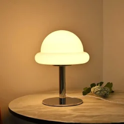 Illuminate Home Beleuchtung-Pilzglas Tischlampe - Moderne Wohndekorbeleuchtung