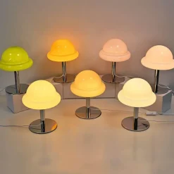 Illuminate Home Beleuchtung-Pilzglas Tischlampe - Moderne Wohndekorbeleuchtung