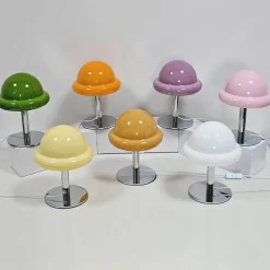 Illuminate Home Beleuchtung-Pilzglas Tischlampe - Moderne Wohndekorbeleuchtung