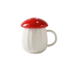 The Culinary Kit Küche & Esszimmer-Pilz-Kaffeetasse - Kreative Keramiktasse