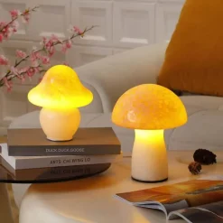 Glow u0026 Shade Beleuchtung-Pilz-Tischlampe – dekoratives Akzentlicht für die Inneneinrichtung