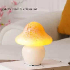 Glow u0026 Shade Beleuchtung-Pilz-Tischlampe – dekoratives Akzentlicht für die Inneneinrichtung