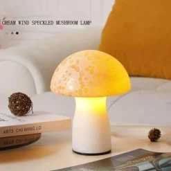 Glow u0026 Shade Beleuchtung-Pilz-Tischlampe – dekoratives Akzentlicht für die Inneneinrichtung