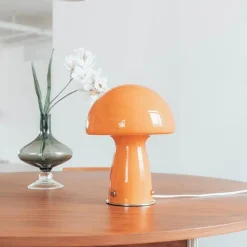Bright Accents Beleuchtung-Pilz-Tischlampe – Kreatives Nachtlicht für die Heimdekoration