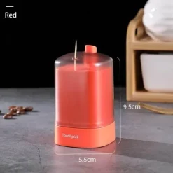 The Decor Haven Küche & Esszimmer-Pilz-Zahnstocherspender – Kreatives automatisches Küchengerät