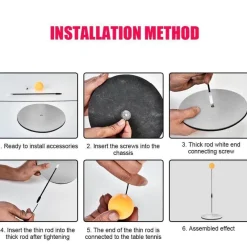 The Relaxation Nook Fitness-Gadgets|Gesundheits- Und Entspannungstools-Ping Pong Flex Trainer – Übungshilfen zur Verbesserung der Fähigkeiten