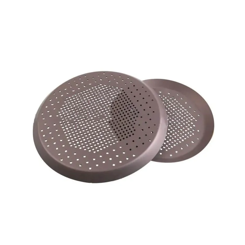 Tom Küche & Esszimmer-Pizzablech aus Aluminium mit Lochern – dickes, langlebiges Backgeschirr für perfekte Krusten