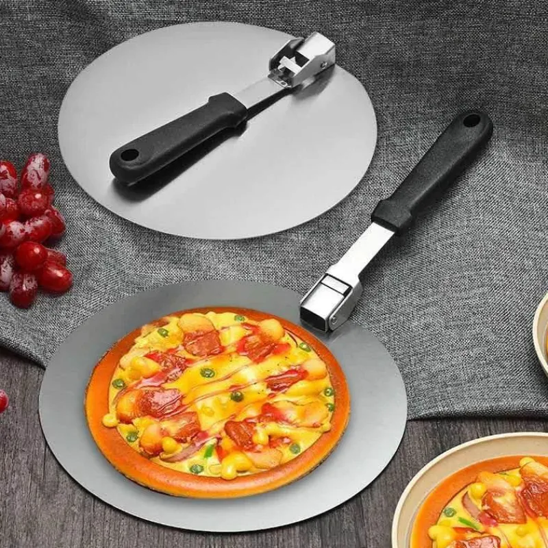 Tom Küche & Esszimmer-Pizzaschaufel aus Edelstahl – perfektes Backwerkzeug für Kuchen, Brot und Desserts