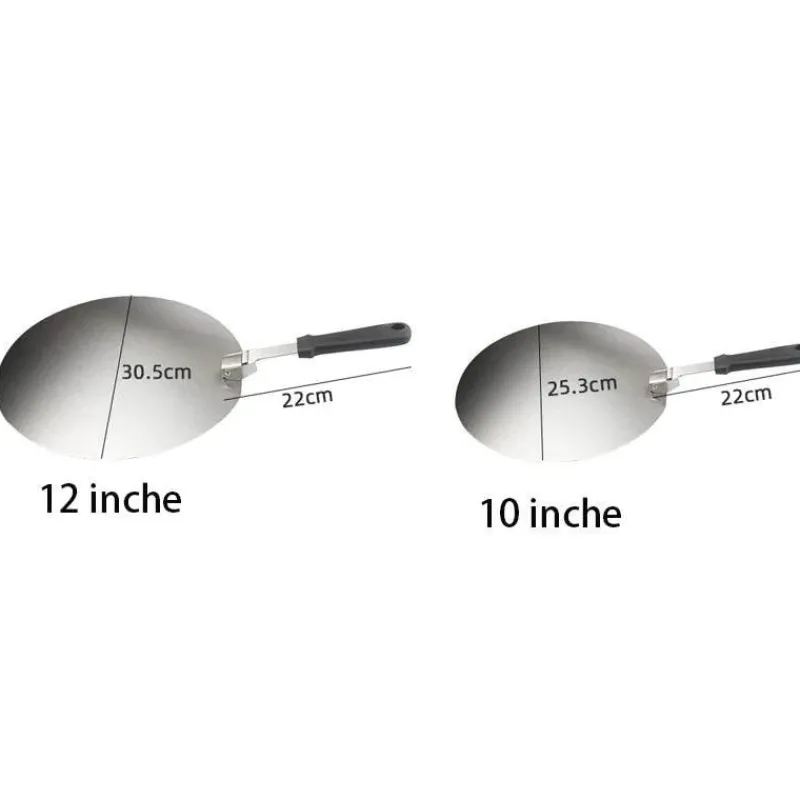 Tom Küche & Esszimmer-Pizzaschaufel aus Edelstahl – perfektes Backwerkzeug für Kuchen, Brot und Desserts