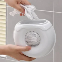 The Decor Haven Küche & Esszimmer-Plastiktütenspender - Selbstklebender Organizer