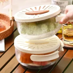 The Culinary Kit Küche & Esszimmer-Platzsparender Abtropfkorb für Gemüse und Obst – Aufbewahrungslösung für die Küche