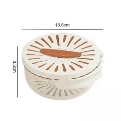 The Culinary Kit Küche & Esszimmer-Platzsparender Abtropfkorb für Gemüse und Obst – Aufbewahrungslösung für die Küche