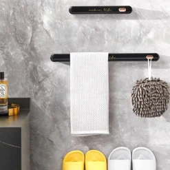 The Blissful Bath Badezimmer-Platzsparender Handtuchhalter fürs Badezimmer – Kompakter Halter für Handtücher