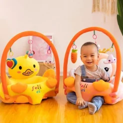 Kinder The Decor Haven Kinderwagen & Zubehör-Plüsch-Babysitzerhöhung – Bequemer Kinderstuhl