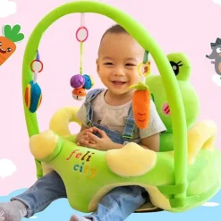 Kinder The Decor Haven Kinderwagen & Zubehör-Plüsch-Babysitzerhöhung – Bequemer Kinderstuhl