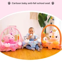 Kinder The Decor Haven Kinderwagen & Zubehör-Plüsch-Babysitzerhöhung – Bequemer Kinderstuhl