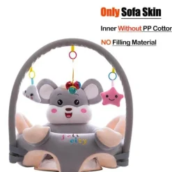 Kinder The Decor Haven Kinderwagen & Zubehör-Plüsch-Babysitzerhöhung – Bequemer Kinderstuhl