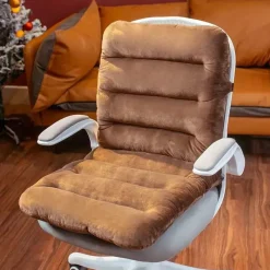 The Decor Haven Autozubehör|Automobilindustrie-Plüschiges Bürositzkissen – bequemes Rückenstützkissen