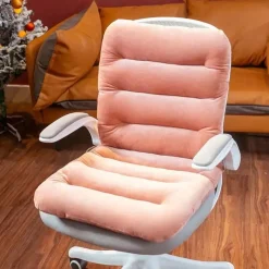 The Decor Haven Autozubehör|Automobilindustrie-Plüschiges Bürositzkissen – bequemes Rückenstützkissen