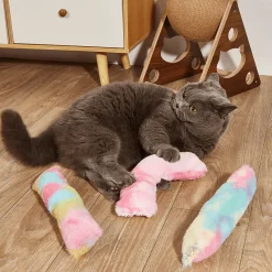 TailTrend Haustierspielzeug-Plüsch-Katzenschwanz-Kissenspielzeug – entzückender Katzen-Akzent für die Inneneinrichtung