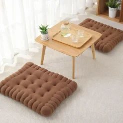 The Gilded Nest Wohndeko-Plüsch-Kekskissen – Kreatives Dekokissen