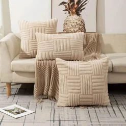 Cozy Cushions Bettzeug-Plüsch-Kissenbezug – weicher, dekorativer Kissenbezug