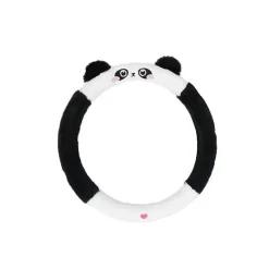 Wild u0026 Free Gear Autozubehör|Automobilindustrie-Plüsch-Lenkradbezug mit Tiermotiv – weiches Winter-Auto-Accessoire