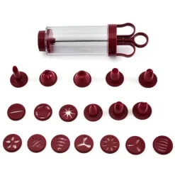 Tom Küche & Esszimmer-Plätzchen-Dekorationsset mit Gebäckspritze und Kuchenpresse für kreatives Backen