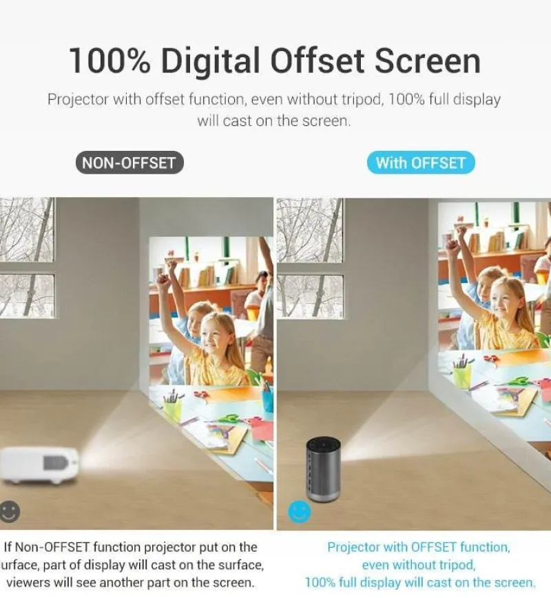 Comfort u0026 Style Gadgets Für Zuhause-Pocket Cinema-Projektor – Tragbarer Smart-Projektor