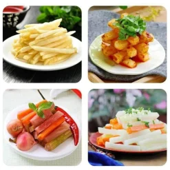 Deco Küche & Esszimmer-Pommes-Frites-Schneider aus Edelstahl – Professioneller Kartoffelstreifen-Maker