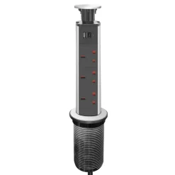 The Decor Haven Gadgets Für Zuhause-Pop-Up-Steckdosenleiste – Kabelmanagement-Organizer für Schreibtische