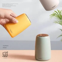 Tom Küche & Esszimmer-Pop-up-Zahnstocherspender für einfachen Zugriff und elegante Aufbewahrung