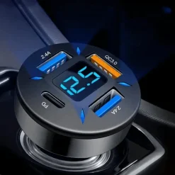 Wild u0026 Free Gear Autozubehör|Automobilindustrie-4-Port USB-Autoladegerät - Schnellladegerät-Adapter