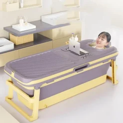 The Blissful Bath Badezimmer-Portable Folding Bathtub - Home Spa Relaxation Tub