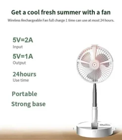 Comfort u0026 Style Beleuchtung-Portable Remote Control Air Conditioner Humidifier with LED Light - Compact Cooling Solution