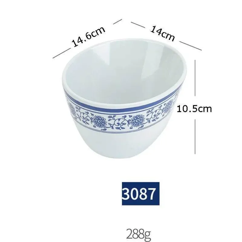 Elegance at the Table Küche & Esszimmer-Porzellan-Geschirrset - Blau-weißes Imitationsgeschirr