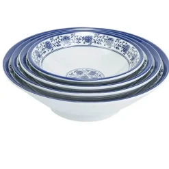 Elegance at the Table Küche & Esszimmer-Porzellan-Geschirrset - Blau-weißes Imitationsgeschirr