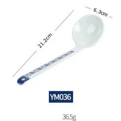 Elegance at the Table Küche & Esszimmer-Porzellan-Geschirrset - Blau-weißes Imitationsgeschirr