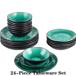 Elegance at the Table Küche & Esszimmer-Porzellan-Geschirrset - Elegantes Geschirr für Zuhause