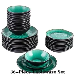 Elegance at the Table Küche & Esszimmer-Porzellan-Geschirrset - Elegantes Geschirr für Zuhause