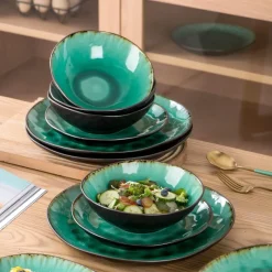 Elegance at the Table Küche & Esszimmer-Porzellan-Geschirrset - Elegantes Geschirr für Zuhause