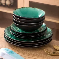 Elegance at the Table Küche & Esszimmer-Porzellan-Geschirrset - Elegantes Geschirr für Zuhause