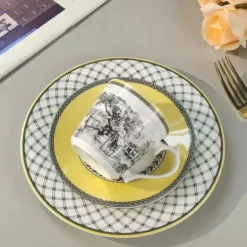 Feast u0026 Flair Küche & Esszimmer-Porzellan-Geschirrset - Teller, Tassen, Schüsseln, Tabletts