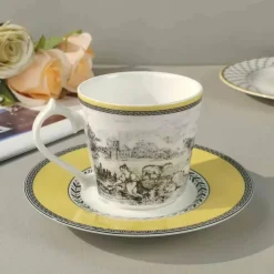 Feast u0026 Flair Küche & Esszimmer-Porzellan-Geschirrset - Teller, Tassen, Schüsseln, Tabletts