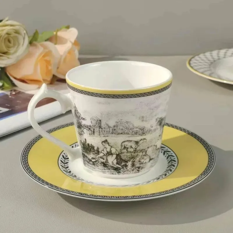 Feast u0026 Flair Küche & Esszimmer-Porzellan-Geschirrset - Teller, Tassen, Schüsseln, Tabletts