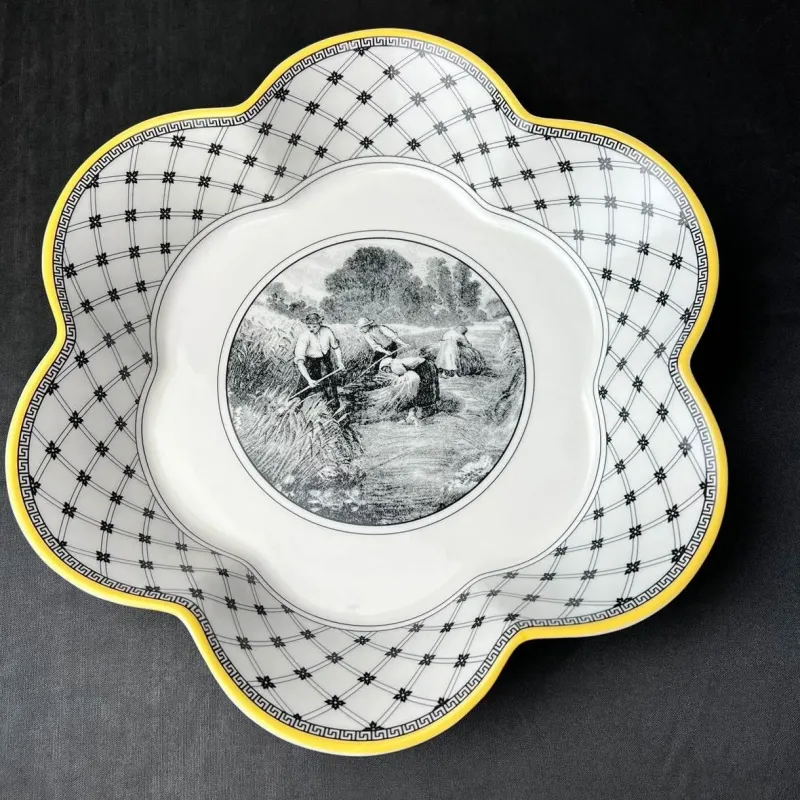 Feast u0026 Flair Küche & Esszimmer-Porzellan-Geschirrset - Teller, Tassen, Schüsseln, Tabletts